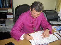 Podpisanie ksiąg parafialnych
